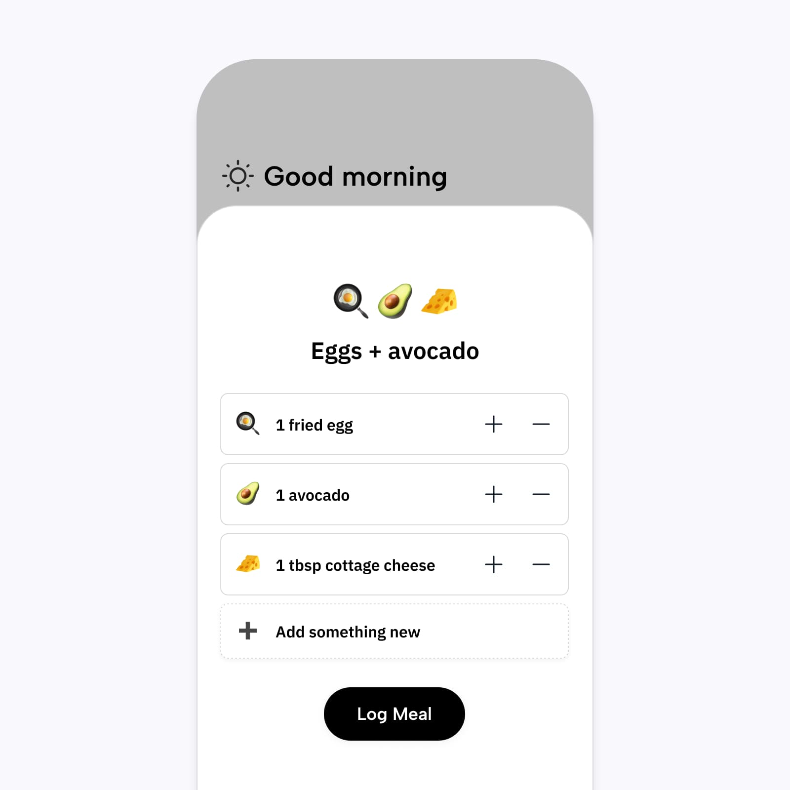 A1C tracker mobile UI
