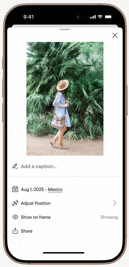 Aura app - captions animation